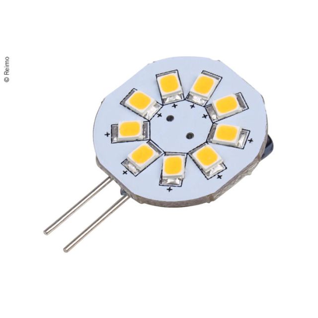 LED G4 Leuchtmittel, 1,5W, 120 Lumen, 9 warmweiße SMD