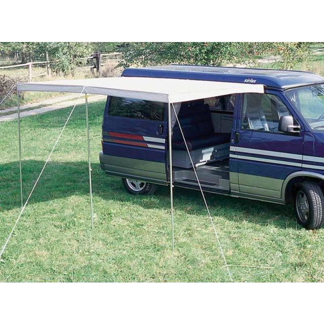 Regenrinnenprofil Multi Rail VWT4/T5 LR gebohrt, schwarz 3040mm