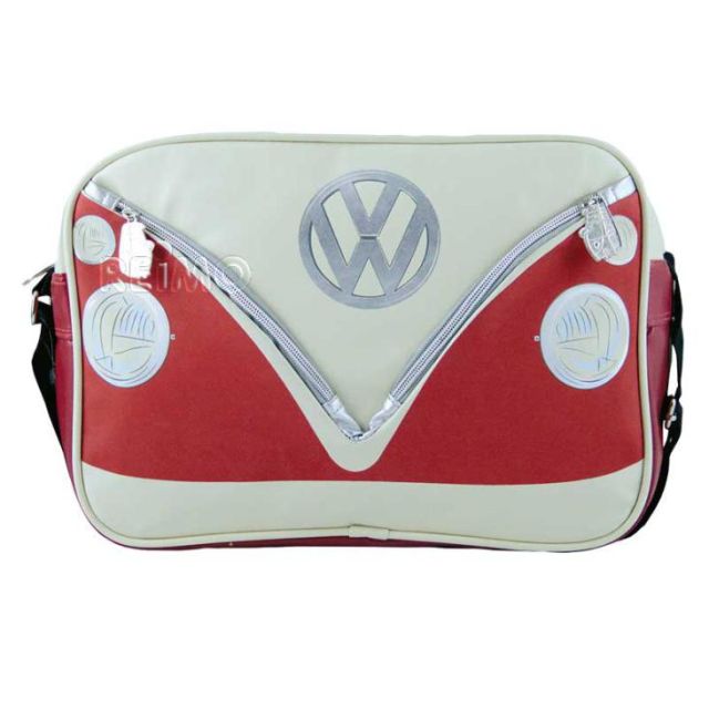 VW Collection Schultertasche VW Bulli rot/creme