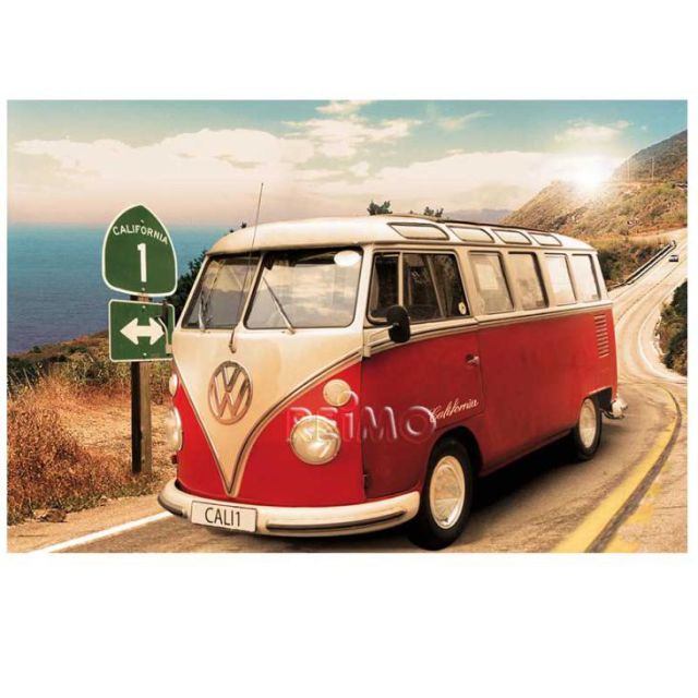 20 Poster VW Collection VW Bus Route 1