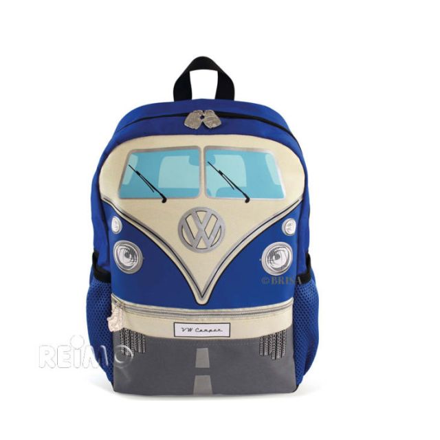 VW Collection T1 Bully Rucksack klein, blau