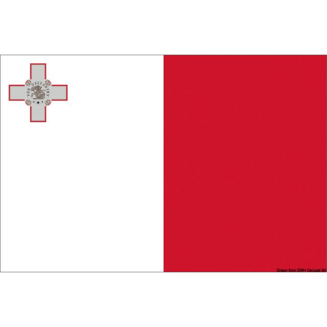 Flagge Malta 20 x 30 cm 