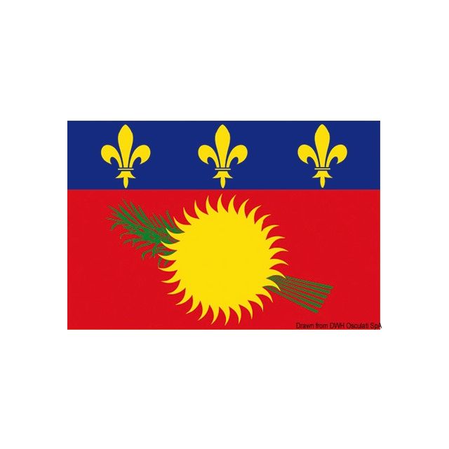 Flagge Guadeloupe 20 x 30 cm 