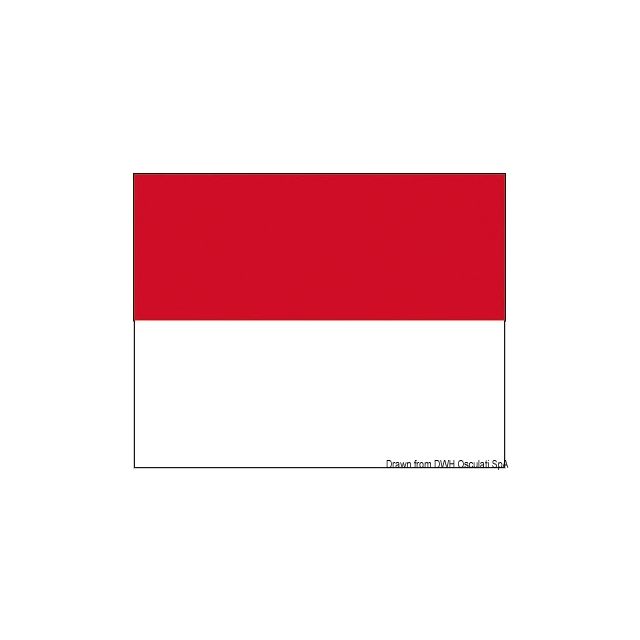 Flagge Fürstentum Monaco 20 x 30 cm 