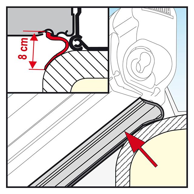 Kit Rain Guard Lower 550